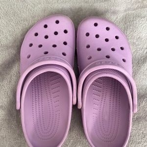 These are barely used the bottoms of the crocs are a little bit dirty